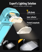 HIONXMGA Book Light,Rechargeable Reading Light for Books in Bed at Night