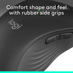 Logitech Signature M650 L Full Size Wireless Mouse - For Large Sized Hands