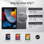 JETech Case for iPad 9th/8th/7th Gen 10.2", Black