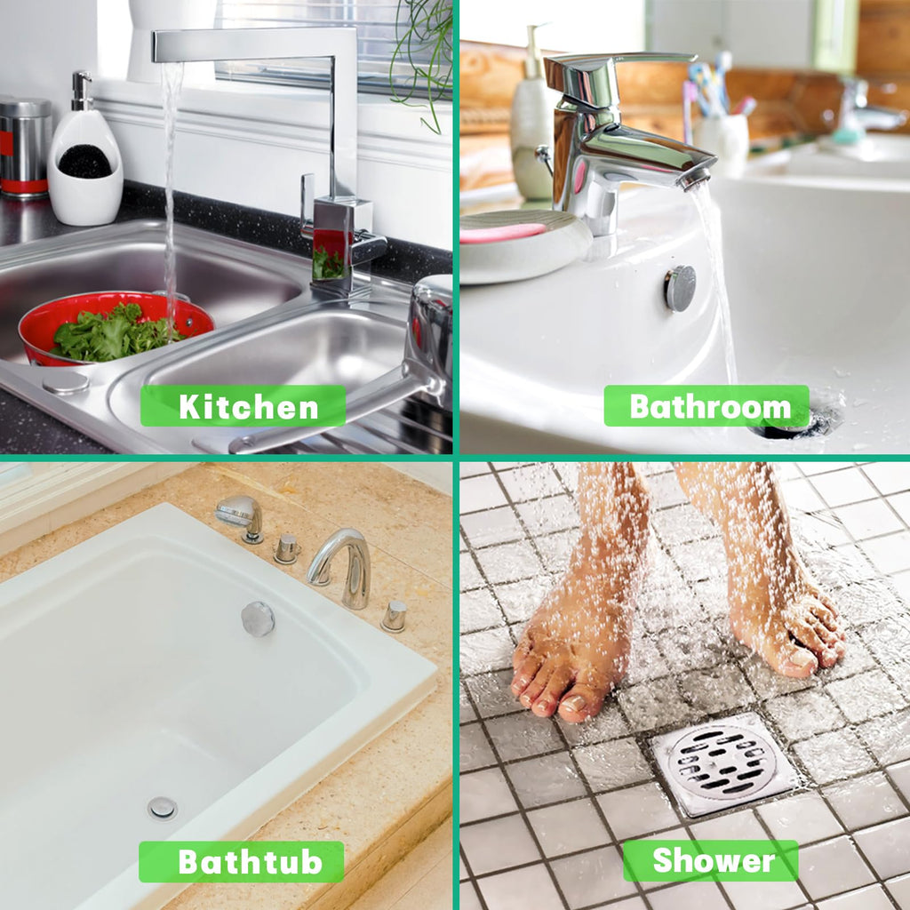 Drain Snake Hair Clog Remover - Shower Sink Unclogger Tool