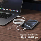 2m USB C to USB C Cable for IPhone 18/17/16/15,Fast Charger USB C for IPhone 17 Air/17e/16 Pro Max/15 Plus/16E/Duo, Long Charging Lead for iPad Pro 10/11th,Google Pixel 11/10/9/8,Samsung Galaxy Z Fold