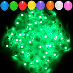Aogist 200pcs 10-Colors Mini Lights with Hook,Long Standby Time Waterproof LED Balloon Light,Battery Powered,Ball Lamp for Balloon Paper Lantern Birthday Party Christmas Halloween