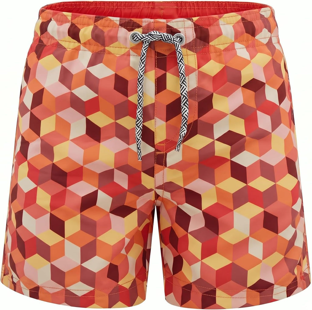 RIPT Boys Swim Shorts Quick Dry Mesh Lining Drawstring UV 50 Sun Protection