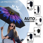 SY COMPACT Travel Umbrella Windproof Automatic Unbreakable UV Protection