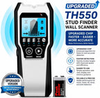 FOLAI Upgraded TH550 Stud Finder Wall Scanner - 5 in 1 Stud Detector Detector Beam Finders Wall Detector Sensor Center Finding with LCD Display for Wood AC Wire Metal Studs Cable Joist Detection