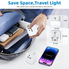 European to UK Plug Adapter US to UK Power Adaptor,US to UK Travel Adapter,13A 250V World Global Appliance Converter for the Visitor from USA, EU, Australia, Thailand, Canada, Japan,China.
