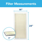 Filtrete 20x25x1 Air Filter, MERV 5, MPR 300, 6 HVAC Filters