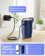 Water Jug Pump for 5 Gallon Bottle – Portable Electric USB-C Charging Dispenser, Dual Powerful Motors, Fast Flow, Fits 2-5 Gallon Jugs – Ideal for Home, Office, Camping, RV, Beige