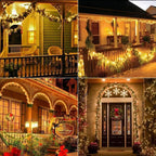 Joomer Solar Fairy Lights, 2-Pack Total 80FT 240LED Lights, Warm White