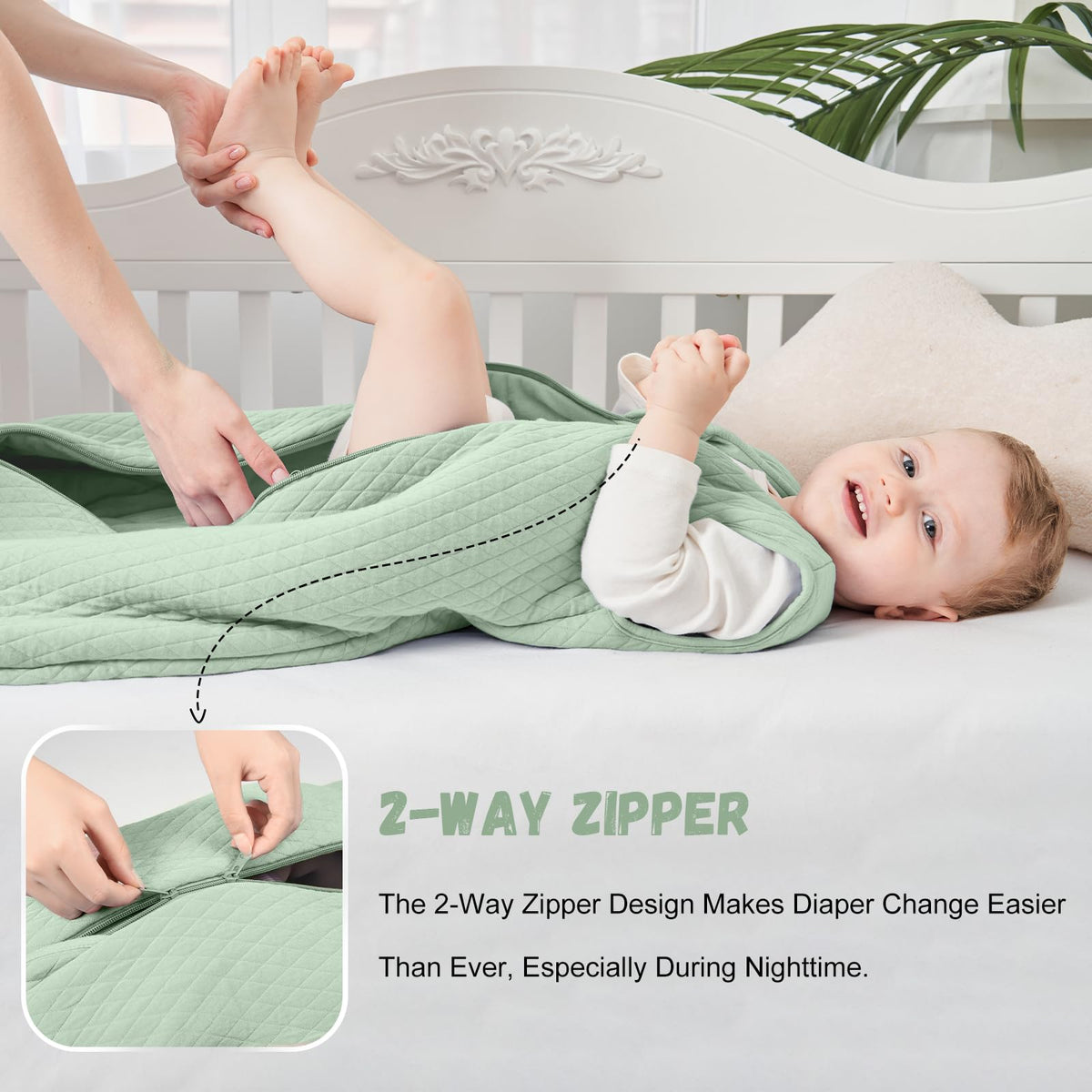 Yoofoss Baby Sleeping Bag 2.5 Tog 12-18 Months Grey