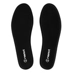 riemot Memory Foam Insoles for Men and Women - Replacement Shoe Inserts Comfort Cushioning for Sports Shoes, Trainers, Sneakers, Work Boots and Walking Shoes, Black with Yellow Base, UK8 / EU42