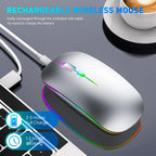 Wireless mouse rechargeable Dual Mode 2.4G & 5.0 Bluetooth Mouse for Laptop