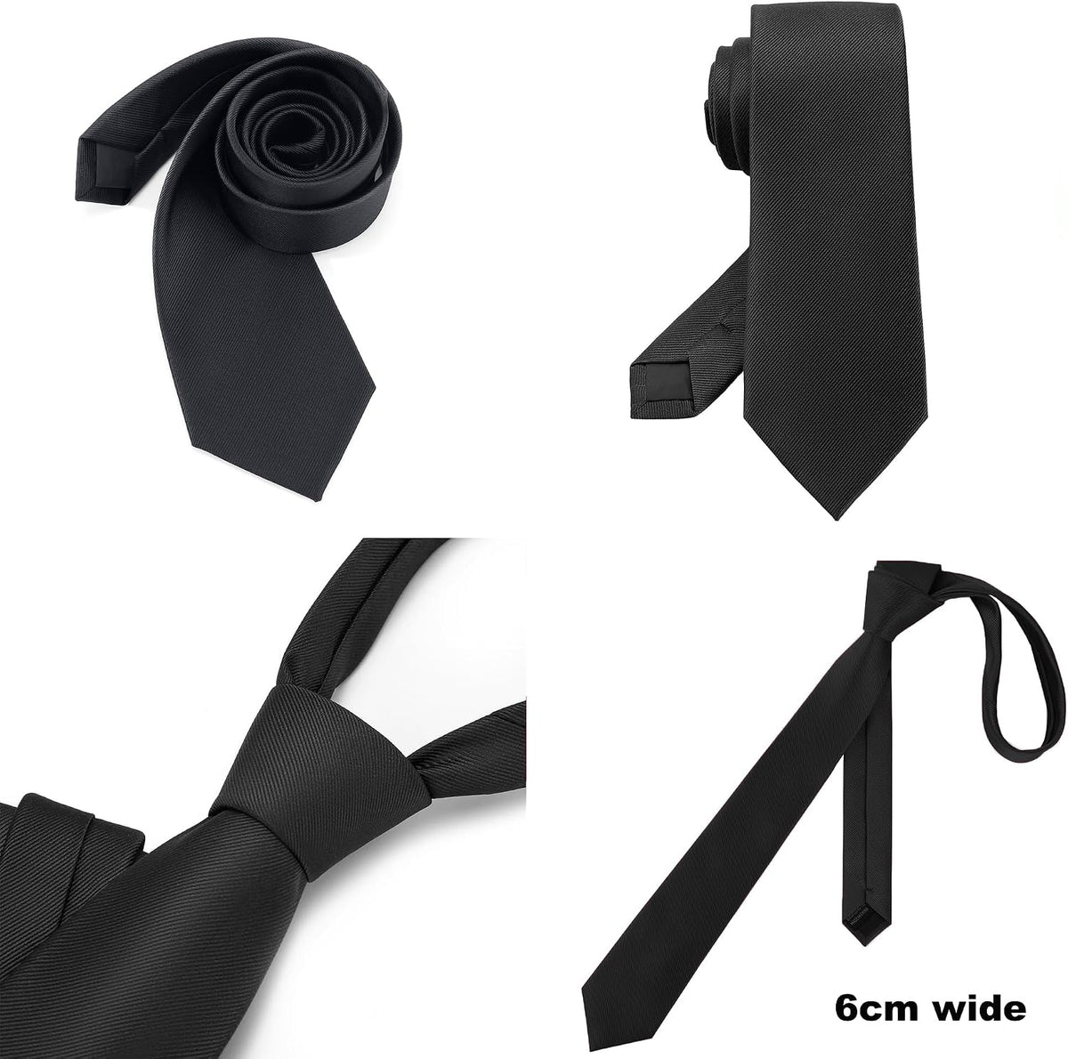 yenlk Men's Classic Necktie, Formal Tie for Weddings, Business and Prom