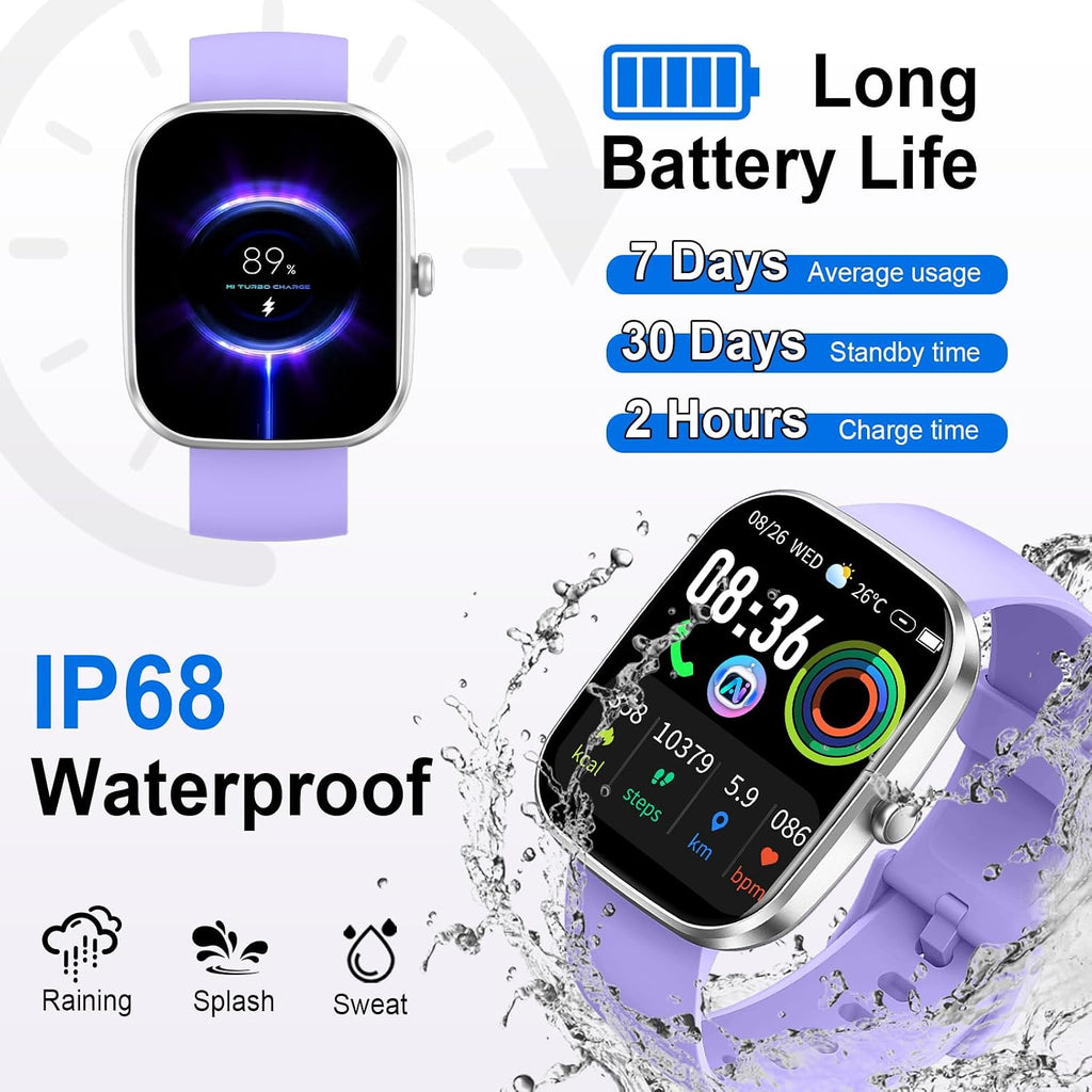 AI Smart Watch with ChatGPT, 1.91" Bluetooth 5.4 Call Smartwatch Men Women