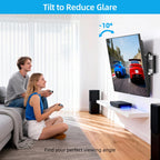 HOME VISION Heavy Duty Fixed TV Wall Bracket for 32-86 Inch Flat Screens