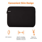 Amazon Basics 29.5 cm Laptop Sleeve Case in Black