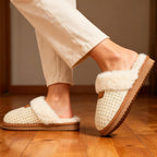 Litfun Women's Fluffy Memory Foam Slippers House Shoes Indoor