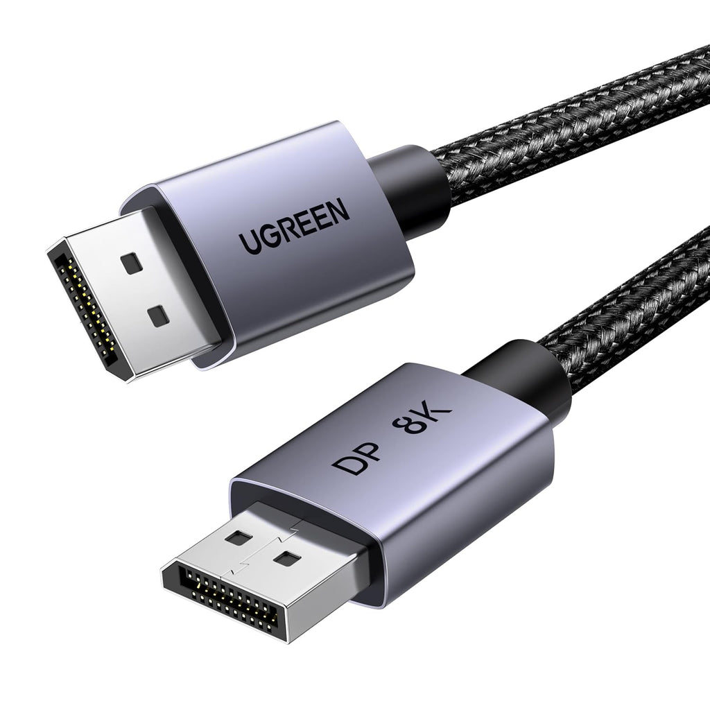 UGREEN DisplayPort Cable 8K@60Hz 3M [VESA Certified] Braided DP 1.4 Display