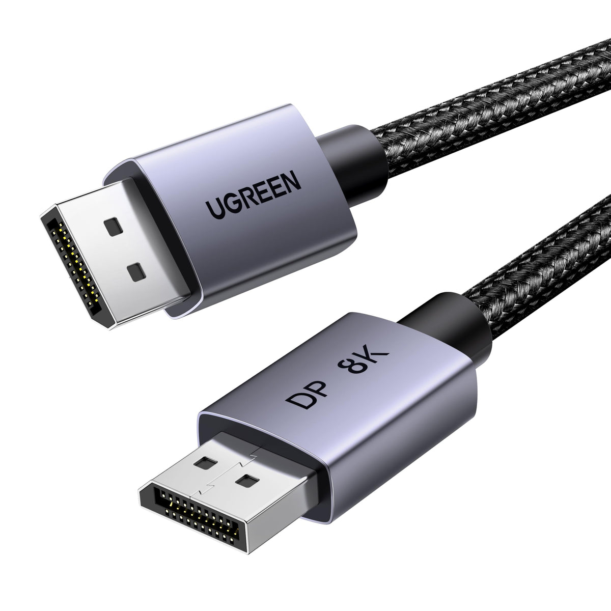 UGREEN DisplayPort Cable 8K@60Hz 3M [VESA Certified] Braided DP 1.4 Display