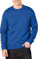 Amazon Essentials Men's Crew-Neck Fleece Sweatshirt with Ribbing (Available in Big and Tall)