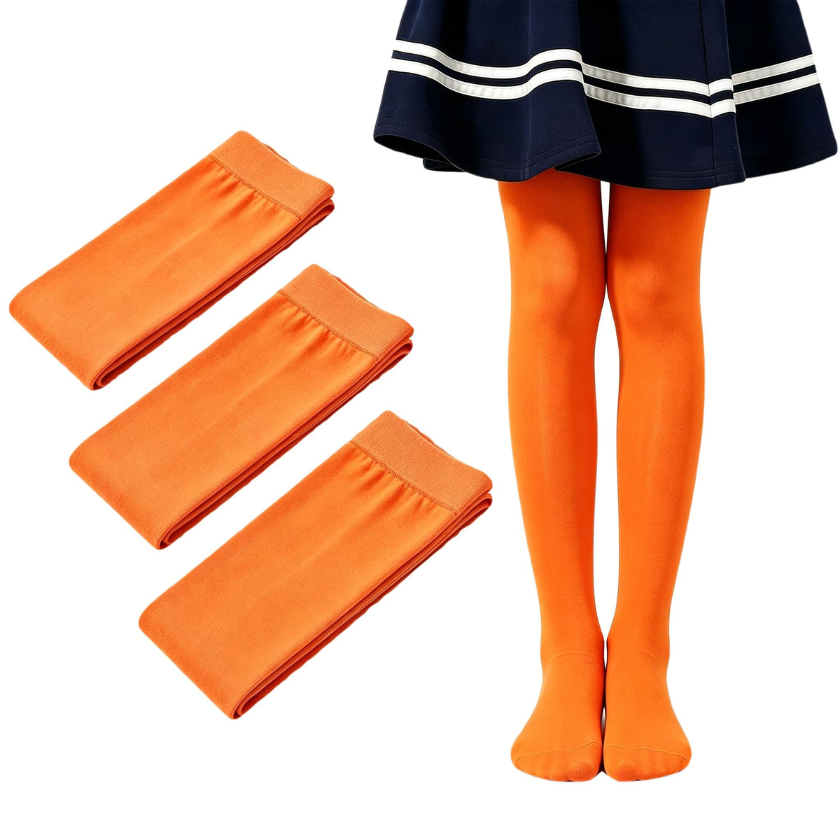 Girls Tights Microfiber Kids School Footed Soft Ballet Dance Pantyhose