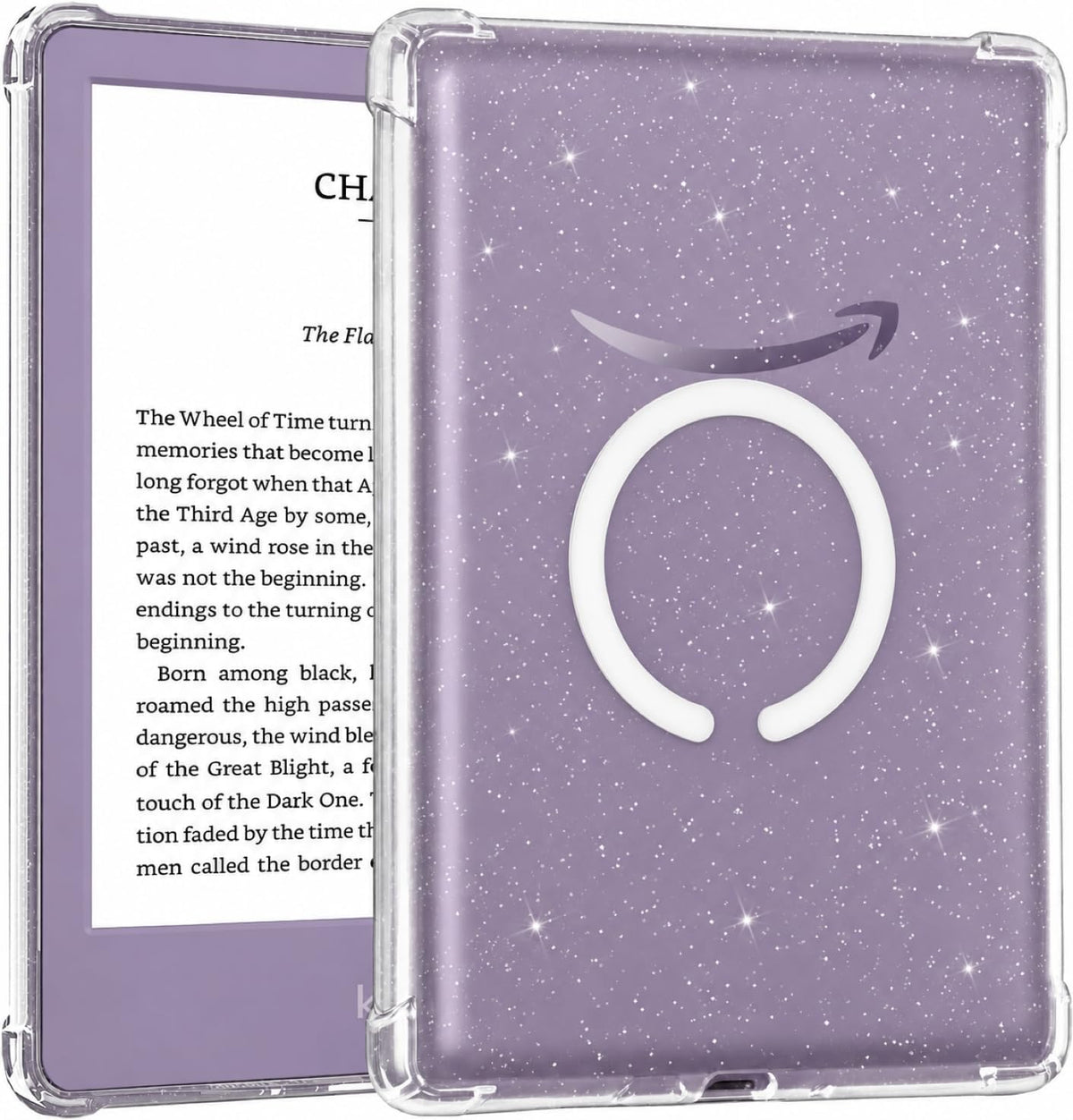 CoBak Clear Case for 6" Kindle 11th Generation 2024 and 2022 - Ultra-Slim Soft TPU Transparent Cover with Hand Strap, Lightweight & Durable Protection, Rose Gold