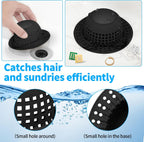 Aluvor Shower Drain Hair Catcher Bathtub Drain Cover Sink Drain Protector