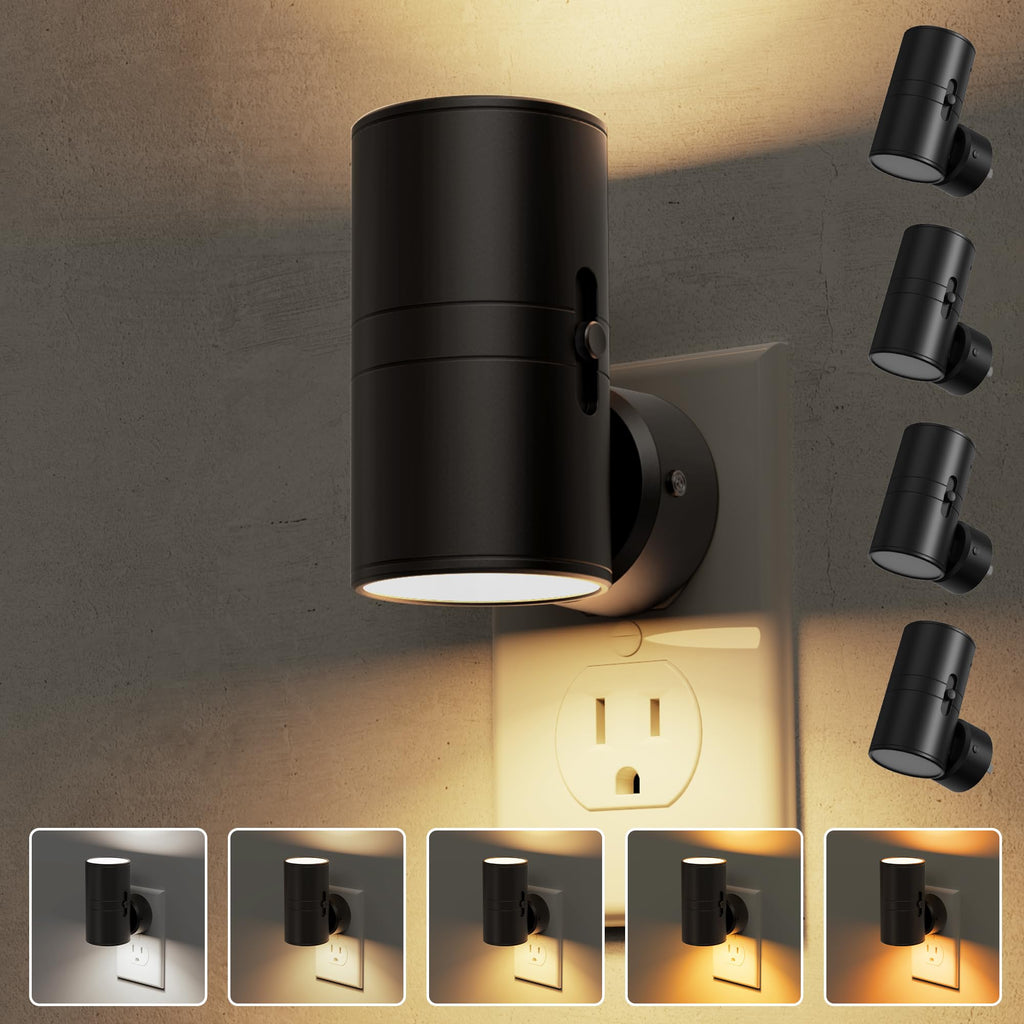L LOHAS LED Night Light Plug in, Night Lights Plug into Wall, Soft White