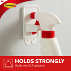 Command Medium Designer Hooks, 6 White Hooks and 9 Adhesive Strips