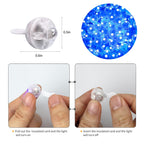 Aogist 200pcs 10-Colors Mini Lights with Hook,Long Standby Time Waterproof LED Balloon Light,Battery Powered,Ball Lamp for Balloon Paper Lantern Birthday Party Christmas Halloween