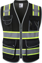 JKSafety Safety Vest for Men Women Reflective Hi Vis JK150 Green 3XL