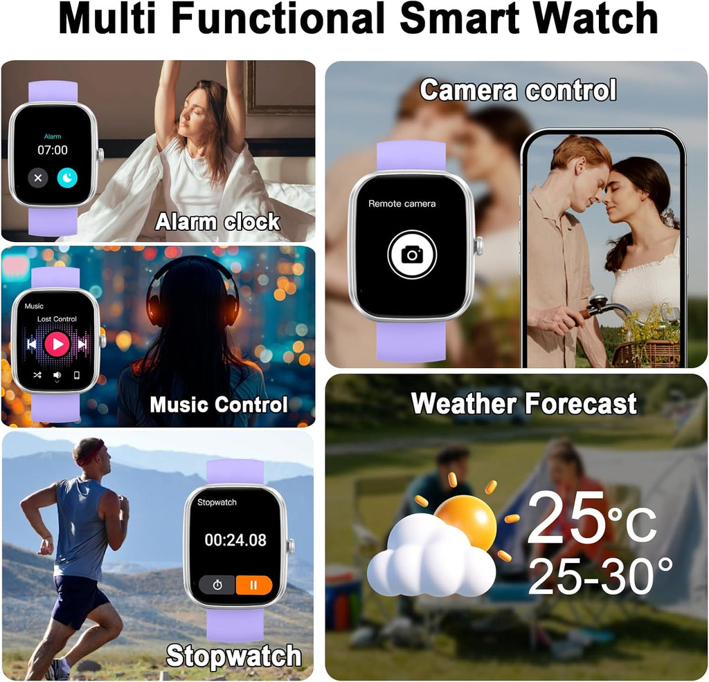 AI Smart Watch with ChatGPT, 1.91" Bluetooth 5.4 Call Smartwatch Men Women