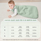 Yoofoss Baby Sleeping Bag 2.5 Tog 12-18 Months Grey