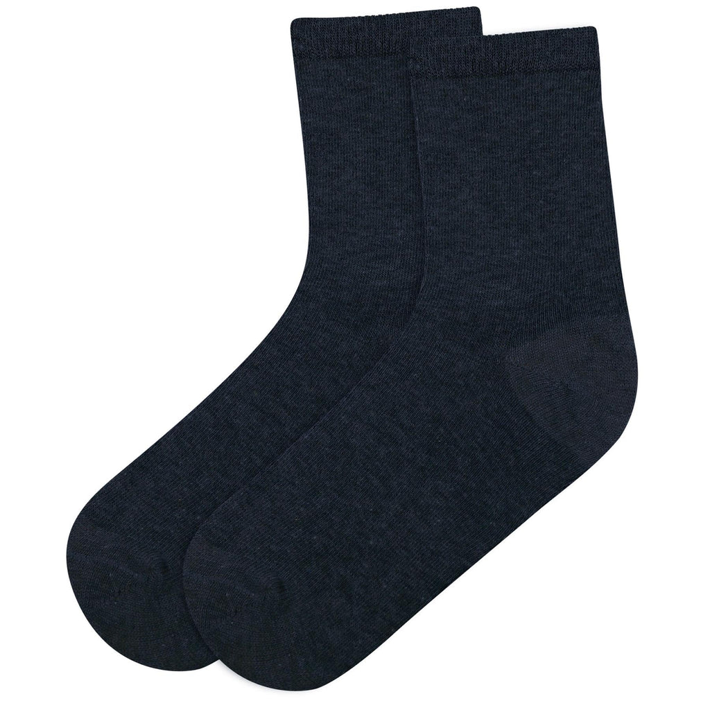 A2Z 4 Kids Boys Girls Cotton Rich Plain Ankle School Socks 6 Pack Age 2-14
