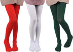 EVERSWE 3-Pack Girls Microfiber Tights Multiple Colors