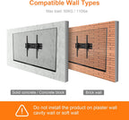 GRIFEMA Tilt TV Wall Bracket for 26 to 65 Inch TVs