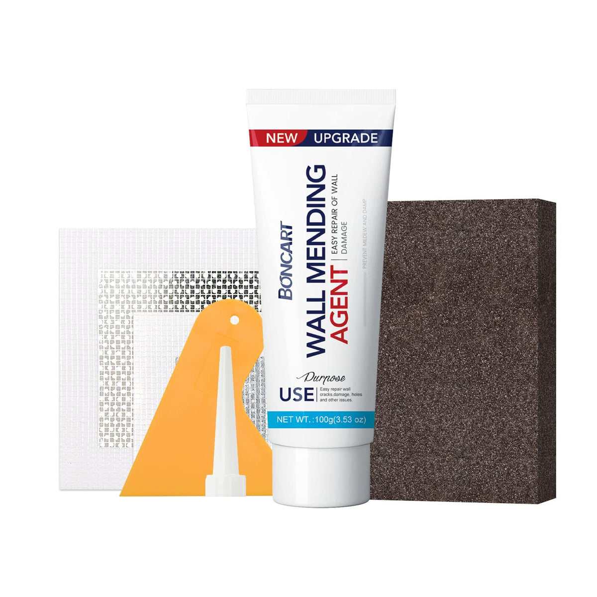 Drywall Repair Kit, 2-Pack Wall Mending Agent, Wall Spackle with Tools