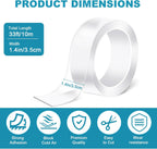 Draft Excluder Tape for Windows Doors, Removable Weather Seal, 3.5cm x 10m