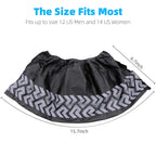 WUJUN 100/200 Pack Blue/Black Disposable Shoes Covers Boot Cover Waterproof, Dust-proof, Non-slip, One Size Fit Most, Protect Your Shoes, Carpets and Floors. Cleaning Accessories