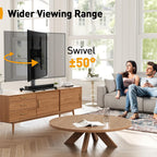 PERLEGEAR Universal Swivel TV Stand for 24-60 inch TVs up to 45kg