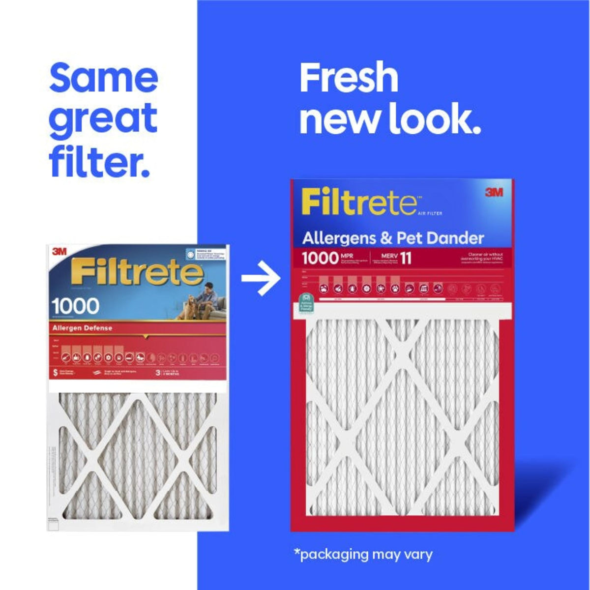 Filtrete 16x25x1 Air Filter, MERV 11, MPR 1000, 4 HVAC Filters
