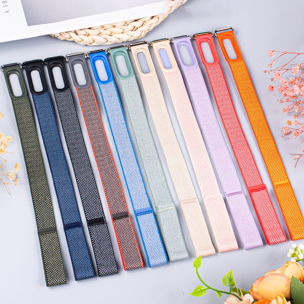 Compatible with Google Fitbit Air Strap Nylon Loop Sport Replacement Band