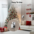 hbn 24Hour Mechanical Timer Plug Socket UK,Light Timers for Home Security