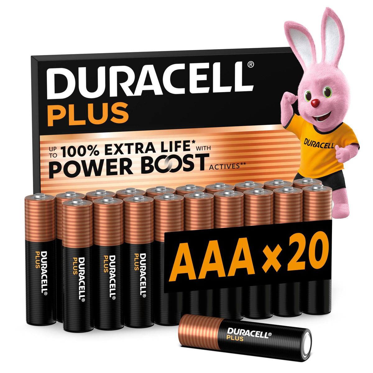 DURACELL Plus AAA Alkaline Batteries (30 Pack) 1.5V, LR03