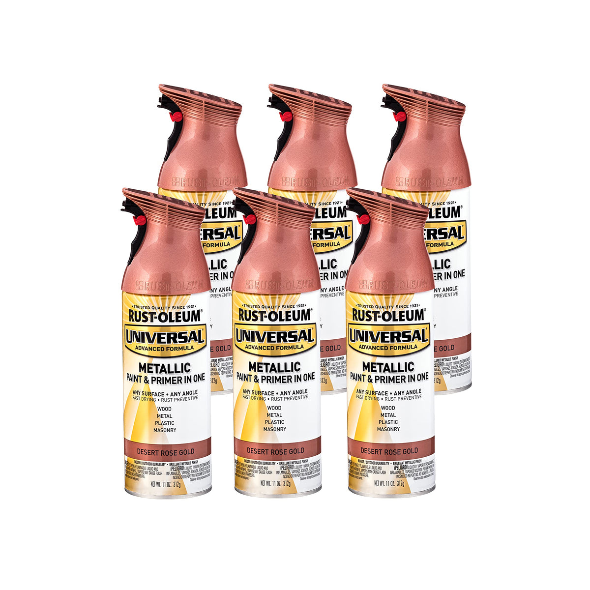 Rust-Oleum Universal All Surface Metallic Spray Paint, Aged Copper