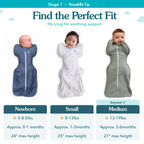 Love To Dream Swaddle Up, S 3.5-6kg, Olive Twigs, 1.5 Tog