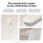 Google TV Streamer (4K) - Fast Streaming Entertainment With Voice Search Remote - Watch Movies, Shows, Live TV and Netflix in 4K HDR - Smart Home Control - 32 GB Storage - Porcelain