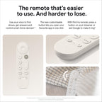 Google TV Streamer (4K) - Fast Streaming Entertainment With Voice Search Remote - Watch Movies, Shows, Live TV and Netflix in 4K HDR - Smart Home Control - 32 GB Storage - Porcelain