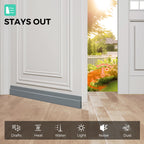 Hojoy Draft Excluder for Doors, Self Adhesive Door Draft Excluder 2 Pack