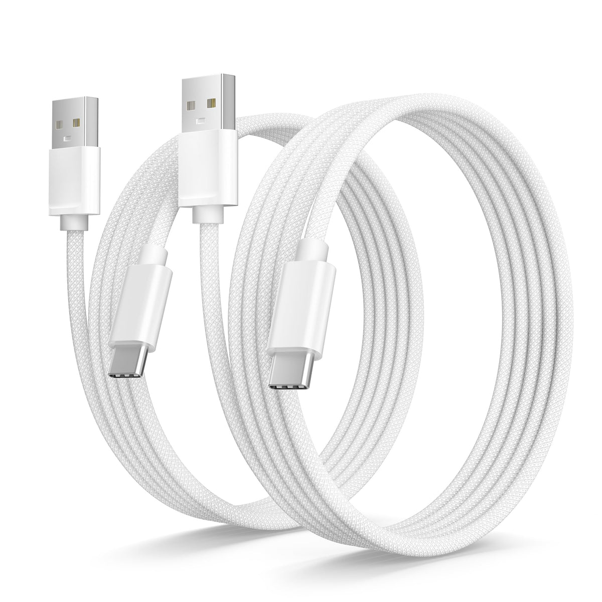 BASESAILOR USB A to USB C Charger Cable 3Pack 0.5/1/2M Black
